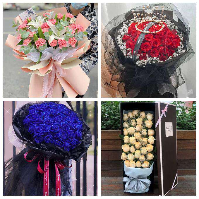 520情人节红玫瑰鲜花生日花束陕西咸阳市秦都区杨陵区渭城区同城