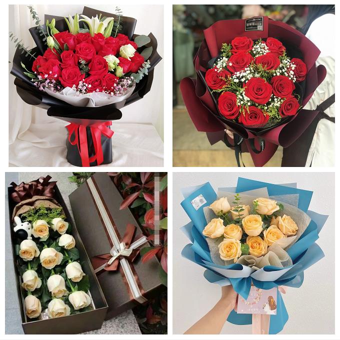 玫瑰花束送女友情人老婆湖北宜昌市西陵区伍家岗点军区同城鲜花店