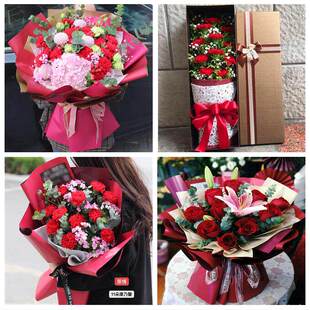 玫瑰百合向日葵康乃馨鲜花辽宁省大连市甘井子区旅顺口区同城速递