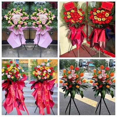 送安庆市迎江区大观区宜秀区同城花店送朋友公司鲜花大麦开业花篮
