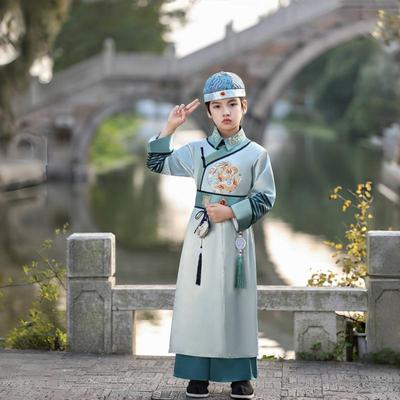 清宫阿哥贝勒男童装古宫