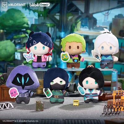【正版】无畏契约Bilibili Goods联名瓦罗兰特MiniQ毛绒挂件盲盒