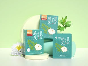 蜜儿堂宫延楼蕲艾雪莲腰腹灸护腰艾草束腹大姨妈贴暖宫腰腹部热贴