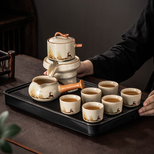 瓷牌茗整套茶具石材茶具