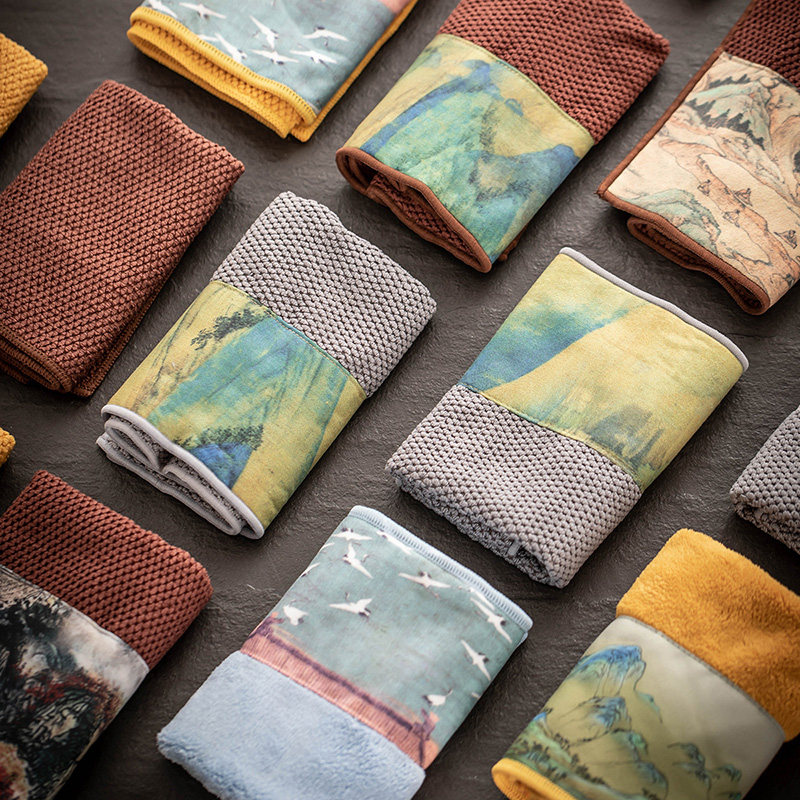 加厚茶巾高档吸水茶巾家用茶几茶桌抹布功夫茶具加绒垫布茶台配件,餐饮具,茶道/零配,淘宝优惠券,粉丝福利购,淘宝优惠卷