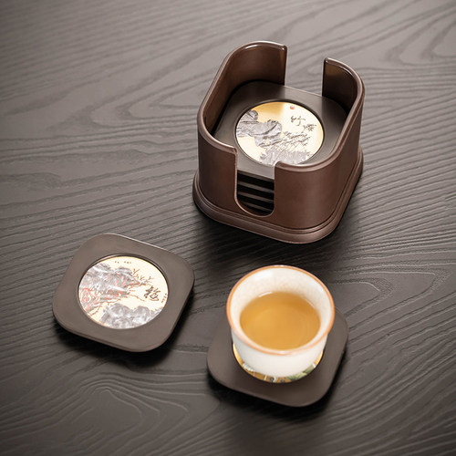 瓷牌茗复古中式平整底部