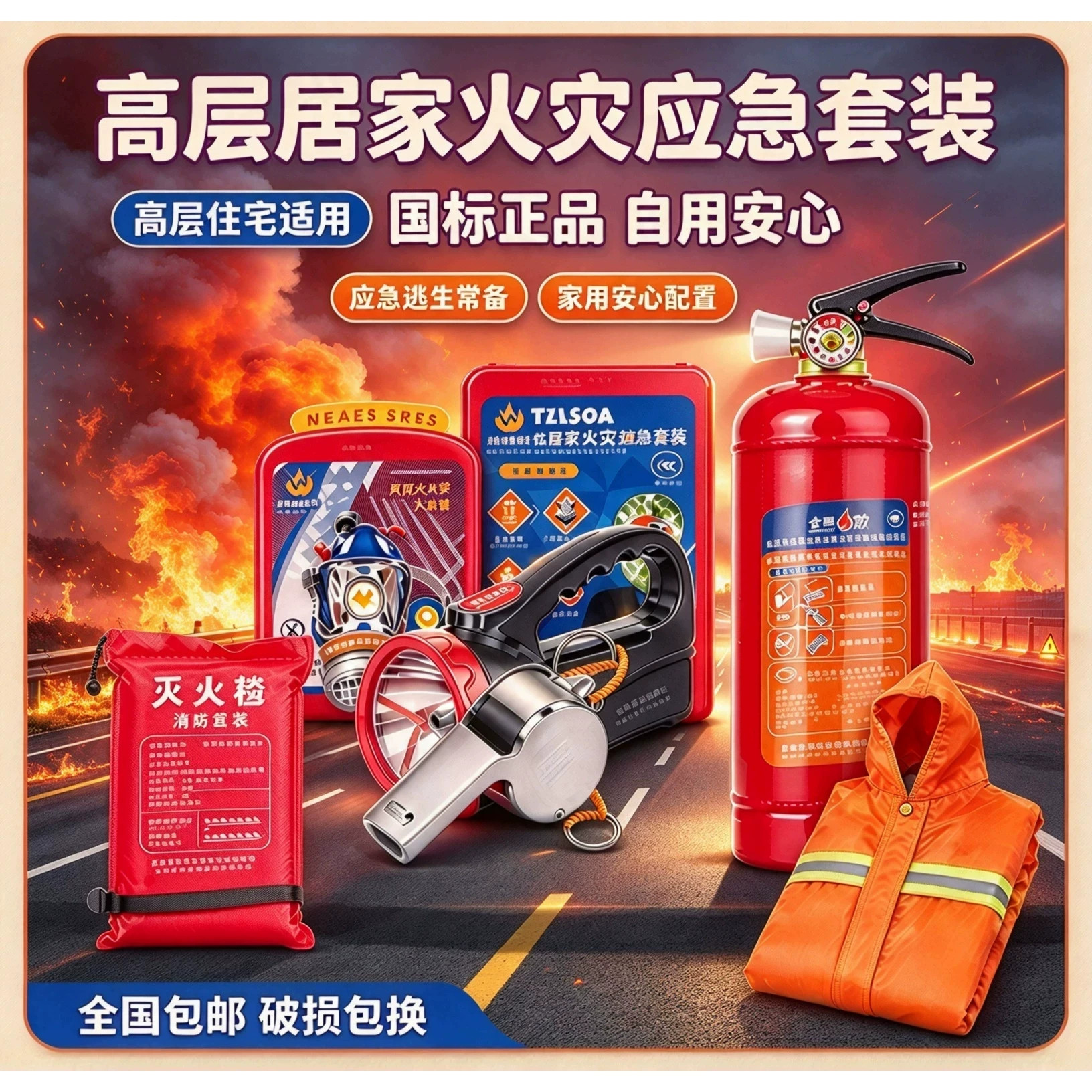 高层住宅家用消防应急套装