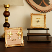 首饰展示架复古方形戒指盘店铺珠宝饰品收纳柜台陈列摄影摆件道具