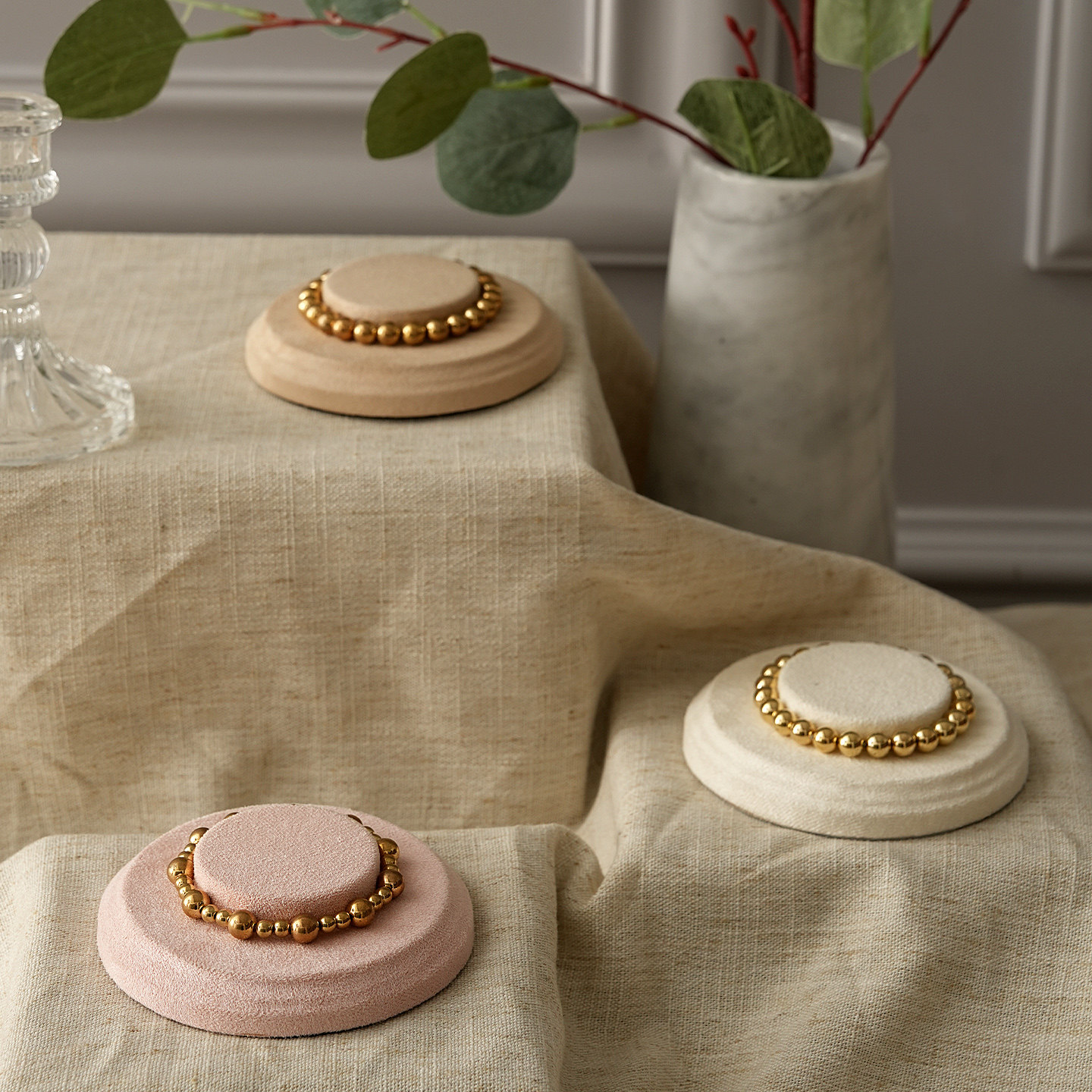 首饰展示架复古多色手串手链收纳盘店铺珠宝饰品陈列拍摄摆件道具,饰品/流行首饰/时尚饰品新,首饰展示架,淘宝优惠券,粉丝福利购,淘宝优惠卷