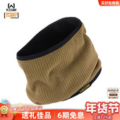 美国KIDON双面抓绒保暖围脖RNG迷彩摇粒绒方格绒面罩骑行滑雪户外