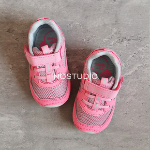 striderite美国喜健步soft motion软底宽头女婴幼童学步鞋