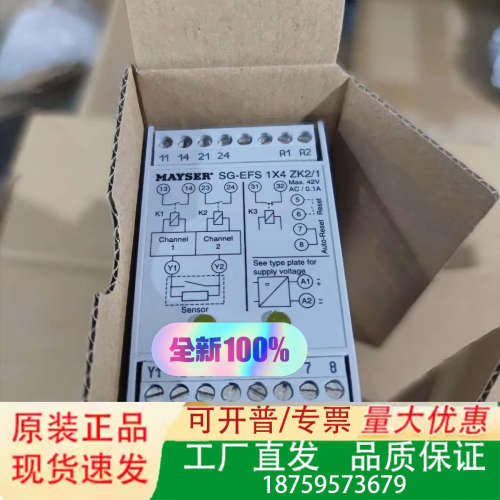 SG-EFS104ZK2/1MAYSER安全继电器S议价
