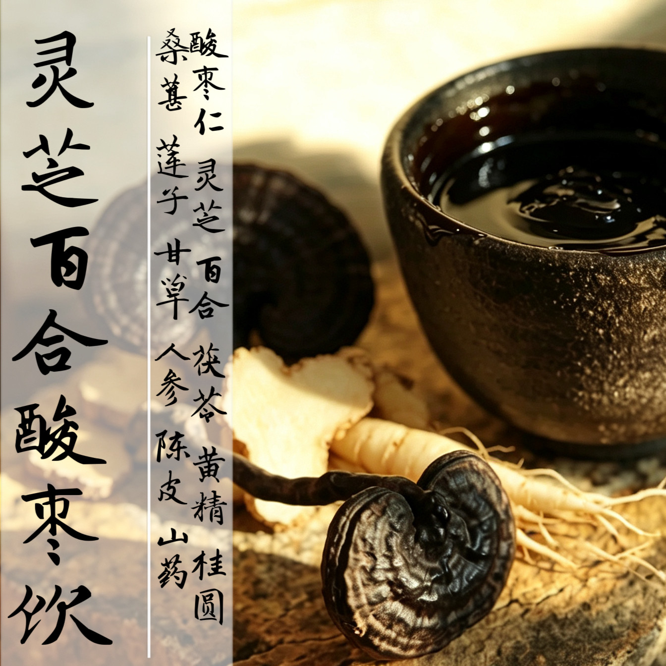 灵芝百合酸枣仁膏/安稳睡 不紧张 平心静气图片