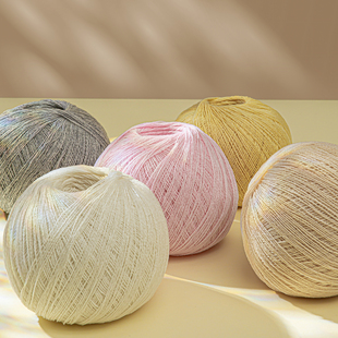 恒源祥纯山羊绒彩色毛线团手工编织钩针DIY围巾帽子疗愈毛线50克