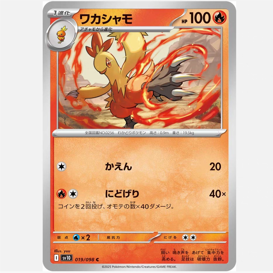 PTCG 宝可梦卡牌日版/繁中   SV10    力壮鸡