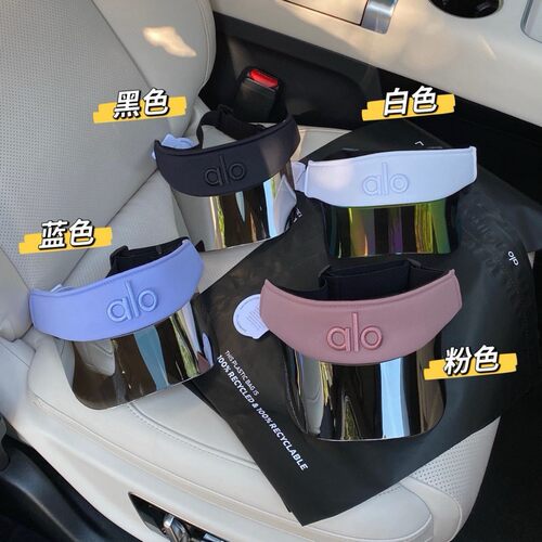 正确版夏季ALO反光空顶帽女户外运动遮阳帽硬质紫外线防晒网球帽
