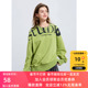 字母印花卫衣圆领设计感宽松套头衫 ibudu2025春季 新款 潮酷女
