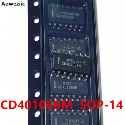 10个 CD40106BM96 SOP-14 CD40106BM 贴片 六路施密特触发器 原装