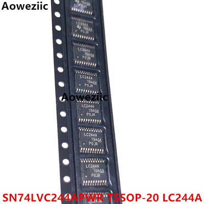 10个 SN74LVC244APWR TSSOP-20 LC244A 三态输出八路缓冲器驱动器
