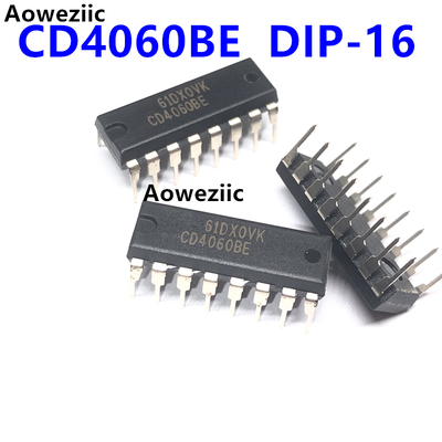 CD4060BEDIP-16直插5个CD406