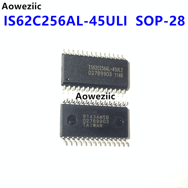 IS62C256AL-45ULI SOP-28 32K*8低功耗CMOS静态RAM 256K 存储芯片