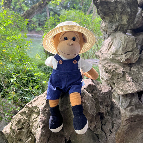 猴子换洗衣服着替布娃娃配饰玩偶