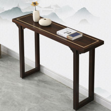 新中式玄关桌实木超窄走廊玄关窄条桌客厅长条窄桌条案几桌贡桌台