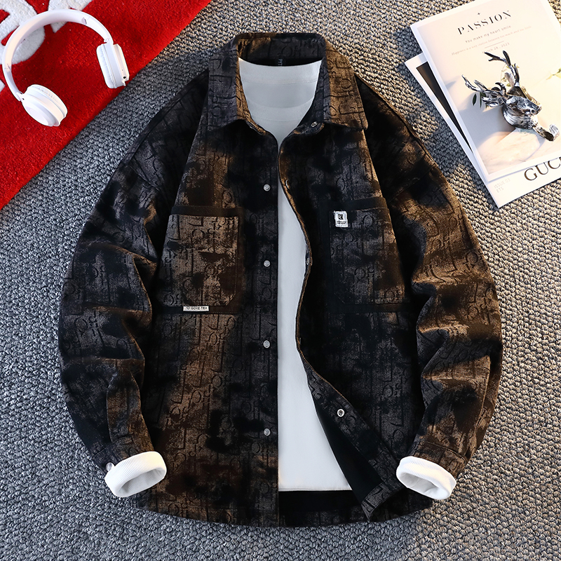 美式复古怀旧水洗牛仔外套男2025春秋季宽松潮牌百搭休闲工装夹克