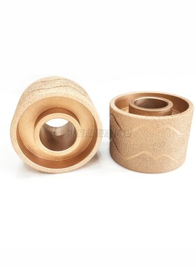 定制高强度钎焊结合剂金刚石磨轮打磨灰铁铸件80D*55T*32H SDC60#