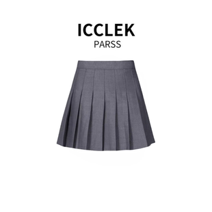 百搭高腰显瘦百褶半身裙 ICCLEK 早秋夏时尚 2025新款 2905 PARSS