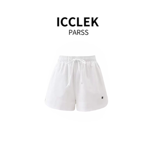 PARSS 百搭宽松气质简约休闲短裤 2025夏季 时尚 5708 新款 ICCLEK