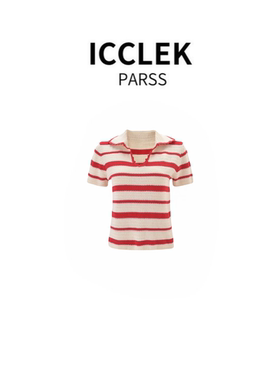 ICCLEK PARSS 2025夏季新款时尚百搭针织衫上衣-1189