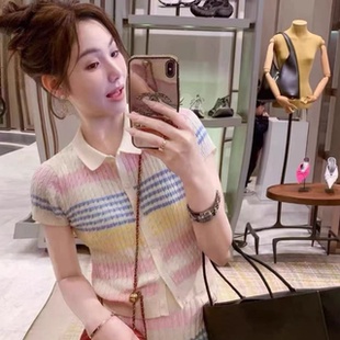 新款 2025夏季 时尚 百搭针织衫 1319 ICCLEK 上衣 PARSS