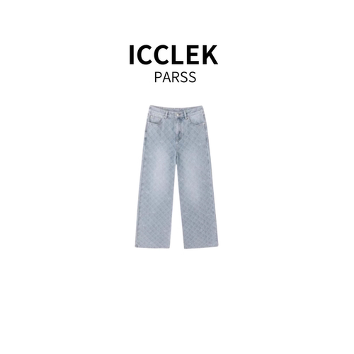 ICCLEK PARSS 2025夏季新款时尚百搭显瘦牛仔裤-1125