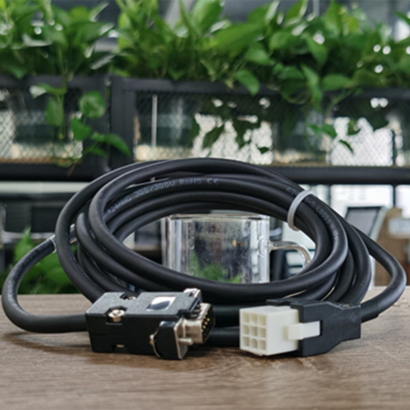 禾川伺服电机线 编码器线连接线SVCAB-ENC75A-3M 5M 8M动力线HCFA