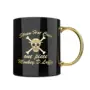 One Piece Chính hãng được ủy quyền Vàng đen Mug Đường dập nóng Cờ bay One Piece Anime ngoại vi - Carton / Hoạt hình liên quan hình ảnh sticker de thương