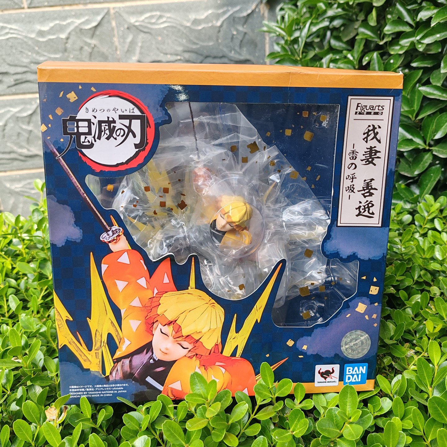 现货日版万代Figuarts ZERO 鬼灭之刃 我妻善逸 雷之呼吸手办