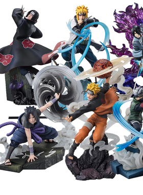 日版正品万代火影疾风传激战漩涡鸣人佐助宇智波鼬波风卡卡西手办