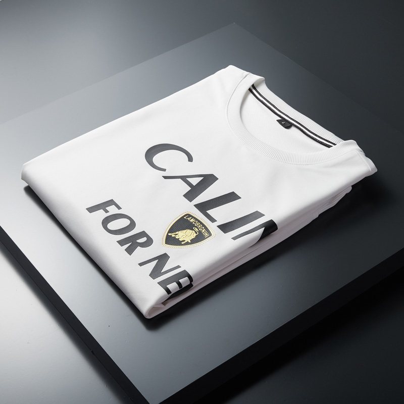 Spring round neck original casual Japanese large Pullover printed long sleeve men's sweater