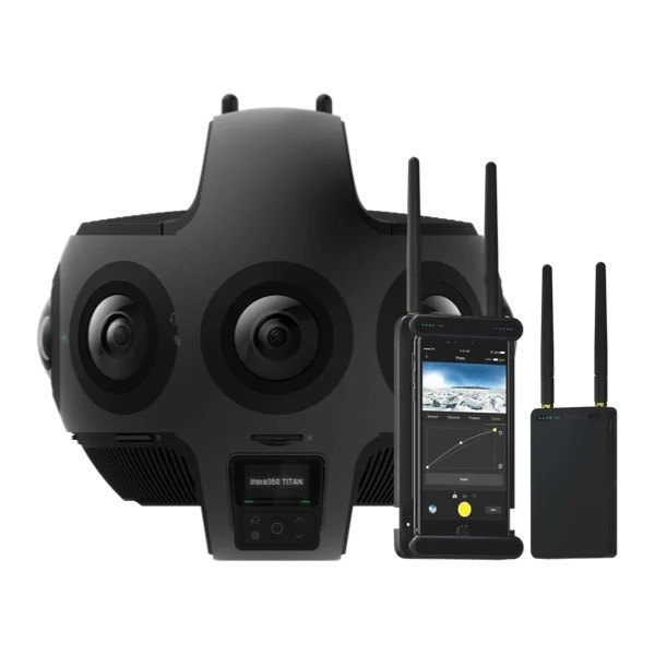 Insta360 Titan专业级全景相机 11K超高清VR防抖8镜头3D摄像机