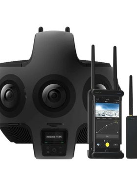Insta360 Titan专业级全景相机 11K超高清VR防抖8镜头3D摄像机