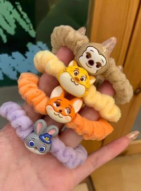 疯狂动物城朱迪尼克高弹发圈