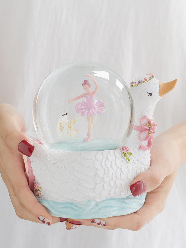 DANCING BALLET GIRLS CRYSTAL BALL SNOWFLAKE MUSIC BOX MUSIC BOX GIRLS KIDS GIRLS HEART GIRLS DAY GIFTS