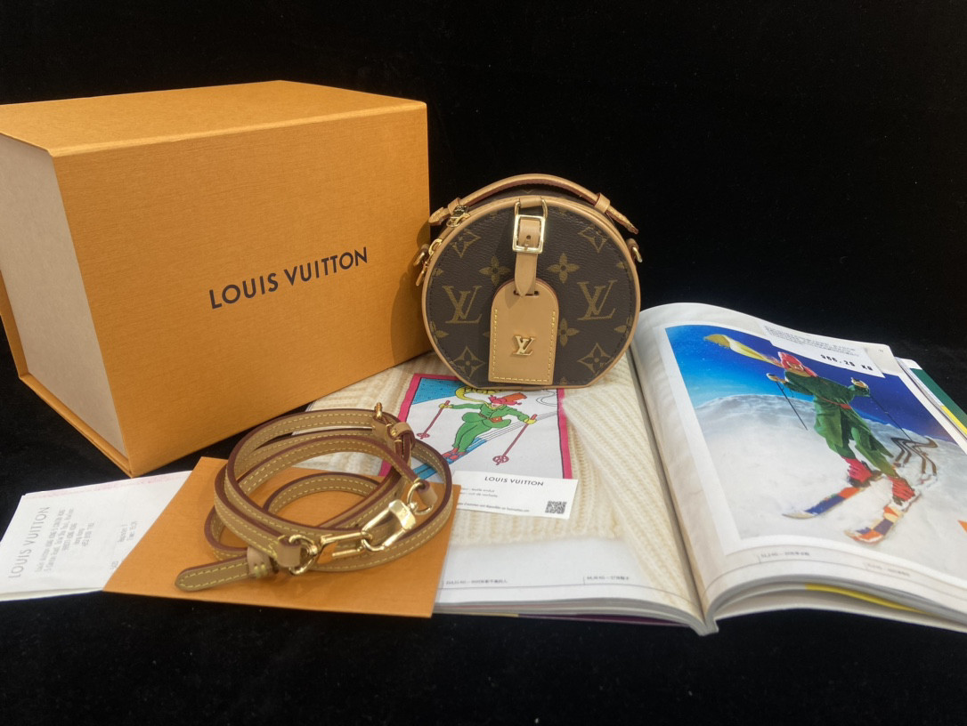 【新款现货】大全套 LV 迷你圆饼包，小硬饼 Boite Chapeau mini