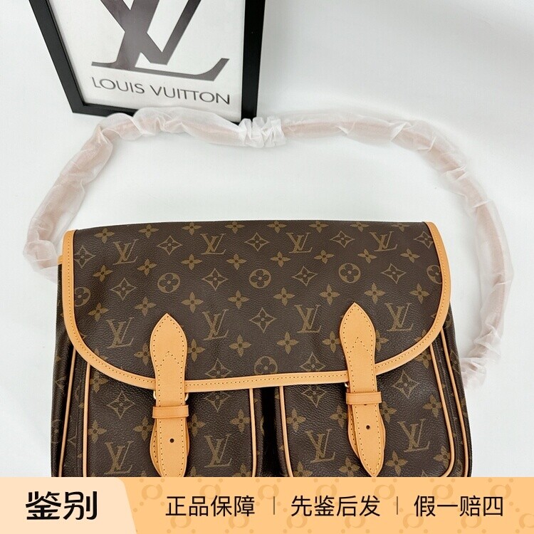 【配皮换新】Lv剑桥双眼邮差中号 五金鉴定点保留原始 内里干净
