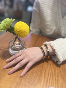 省心拍霖儿同款手镯两个装贴皮服务