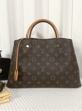编号16595A LV老花Montaigne蒙田中号手提挎包 A级正常使用感
