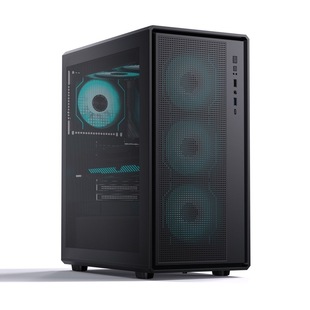 金河田简誉极pro宽体台式电脑机箱240水冷ATX大板 8风扇网孔散热