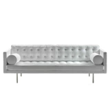 Медуо/простой и современный кожаный диван магистральный диван маленькая квартира гостиная в прямом разряде с двойным положением