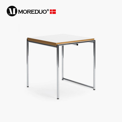 现代不锈钢小方桌MOREDUO茶桌